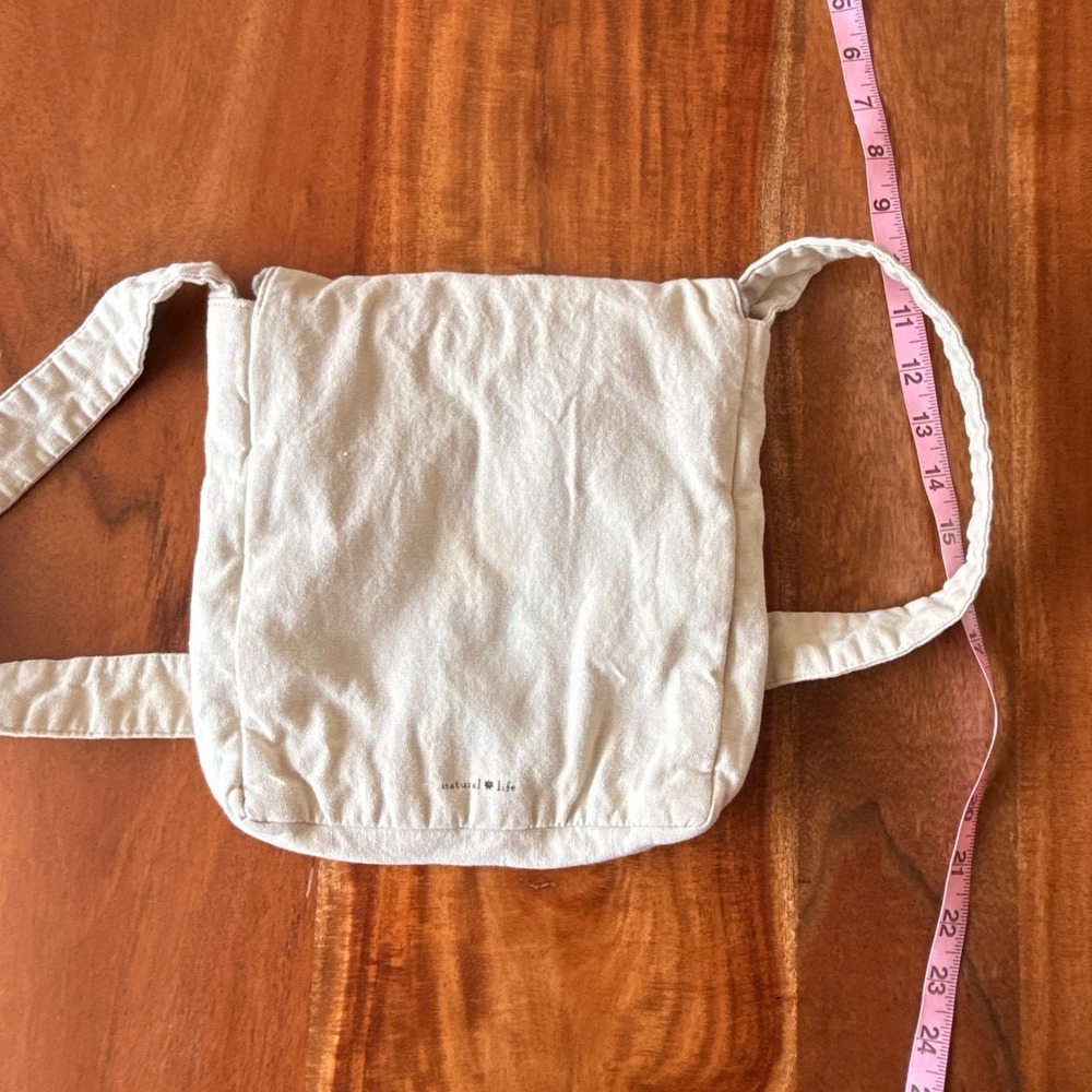 Natural Life Women's Embroidered "Stop, Smile, Breathe. Life is Beautiful" Purse - Picture 8 of 10